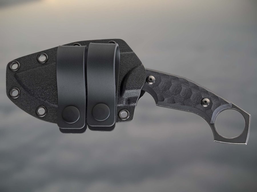 Fox Monkey Thumper, a quasi Karambit for everyone The Black version of the Fox Monkey Thumper