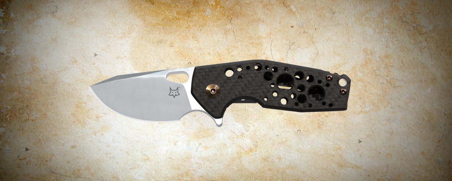 Fox Suru frame lock knife, left view