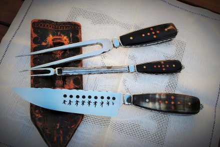 Fuhrmannsbesteck Tyrolean travel set 