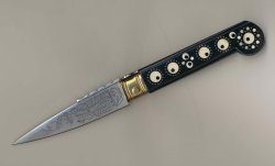 Is it bad luck to give a knife as a gift? Well, no. Italian “love knife” made by the master knife maker Sandro Mariani