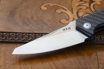 MKM Raut: ruggedness comes first The blade with modified Wharncliffe profile of the MKM Raut knife.