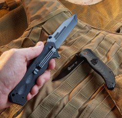 Puma SGB: the blackcat55 Tanto Spring Assisted and bobcat3516 one-hand knives under test Both Puma SGB knives