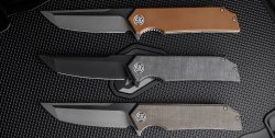 A collection of premium knives from SIG Sauer and Eikonic Knife Company The 154CM steel Tanto blade