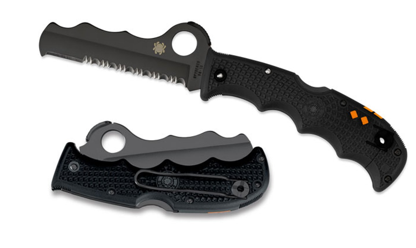 Spyderco Assist Rescue black knife Spyderco Assist Rescue black knife
