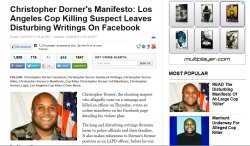 The Dorner Manifesto The Dorner Manifesto