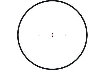 Test: Kahles K18i 1-8x24, a high-class riflescope for dynamic shooting IPSC reticle of the Kahles K18i.
