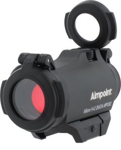 Aimpoint Micro H2 red dot sight Diamant S.r.l. showcased the Aimpoint Micro H2 red dot sight at the 2016 HIT Show