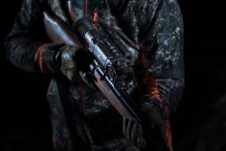 Pulsar Trail LRF thermal riflescope Pulsar Trail LRF mounted on a rifle