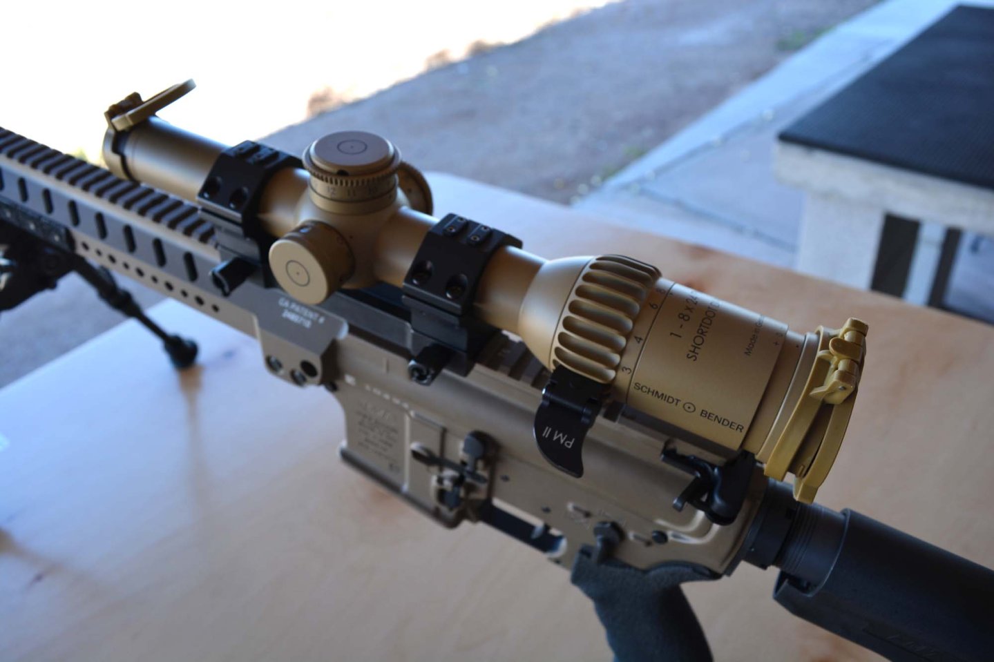 Schmidt & Bender 1-8x24 PM II ShortDot Dual CC riflescope New riflescope Schmidt & Bender 1-8x24 PM II ShortDot Dual CC