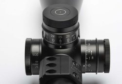 Schmidt & Bender PM II 3-20x50 LP Double Turn, a great German riflescope The turrets of the Schmidt & Bender PM II 3-20x50 LP Double Turn riflescope