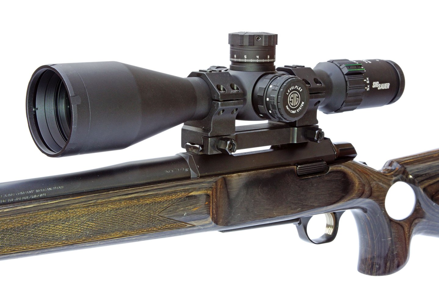 SIG Sauer Electro Optics Tango6 riflescope mounted on a Browning X-Bolt Eclipse