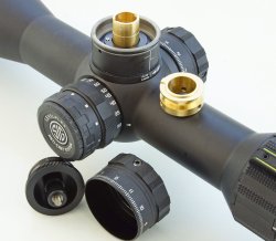 SIG Sauer Electro Optics: Tango4 and Tango6 riflescopes in a practical test Disassembled Tango6 elevation adjustment