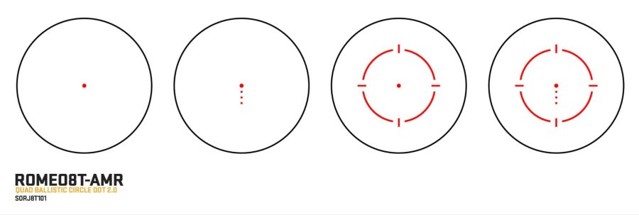 For elite warfighters: new SIG Sauer ROMEO8T-AMR and JULIET3T-AMR system ROMEO8T-AMR red dot sight