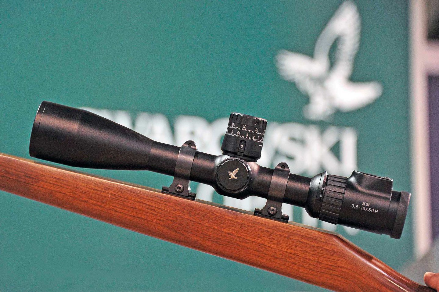 Swarovski Optik X5(i) 3.5-18x50 long range variable magnification riflescope Swarovski Optik announced the X5(i) long range riflescope at the 2016 Shot Show