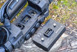 Yukon/Pulsar Helion, Trail and Digisight Ultra at Milipol 2017 Pulsar B-Pack quick-change IPS5 battery pack