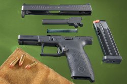Test: CZ P10 C OR polymer-framed pistol in 9 mm Luger CZ P10 C OR polymer-framed pistol disassembled