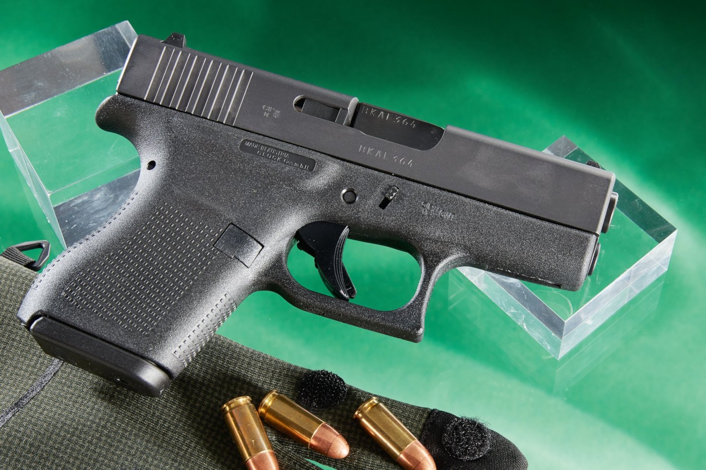 The GLOCK 43 9mm subcompact pistol