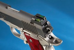 Test: two tone in 1911 style - the Kimber Custom II Two Tone Kimber Custom II Two Tone rear sight