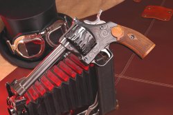 A piece of firearms history under test: the double-barrel Merz revolver with 20-round cylinder Merz revolver with 20-round cylinder