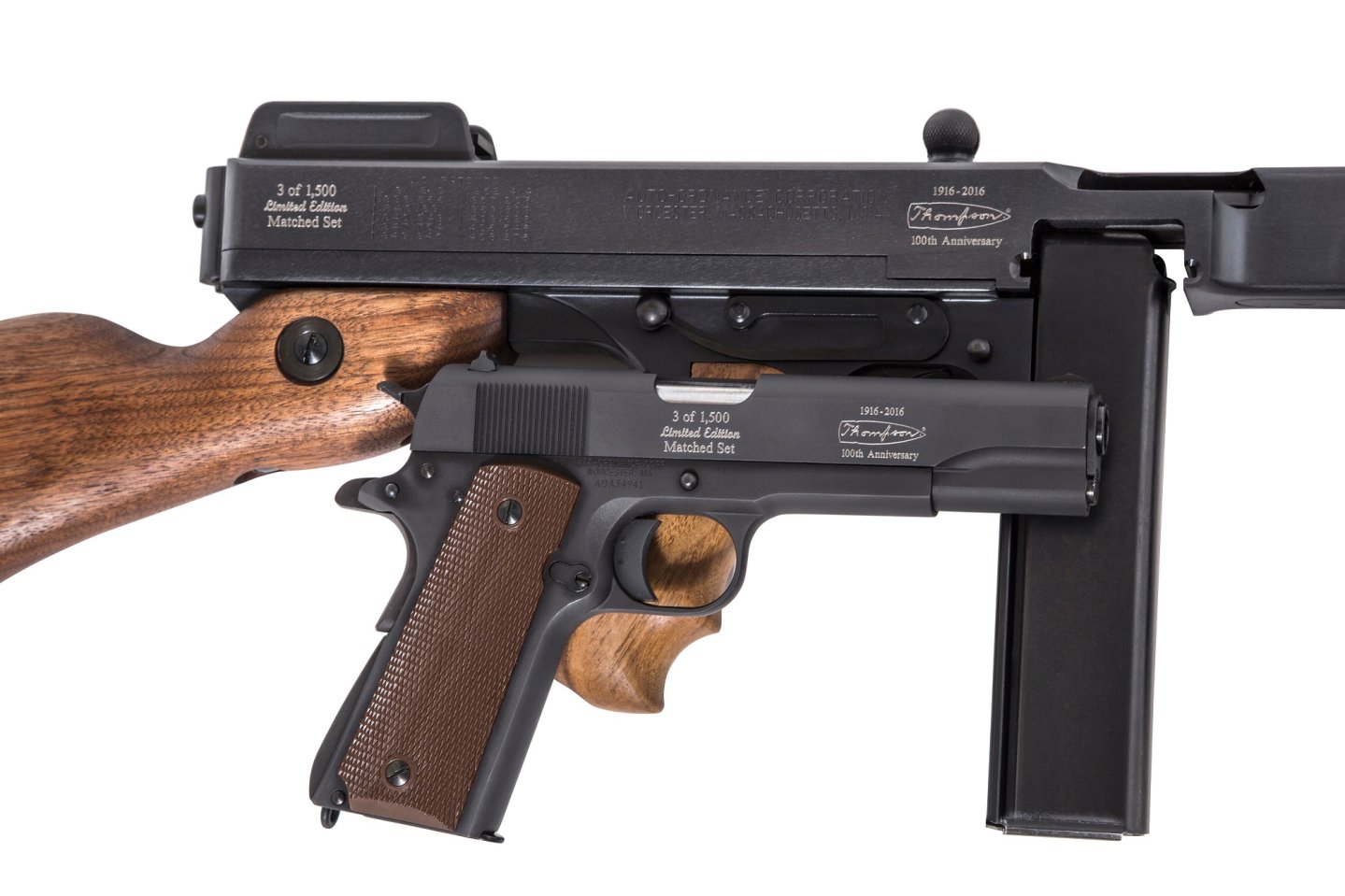 Auto-Ordnance: the commemorative editions for the year 2016 Auto-Ordnance launches commemorative models of the Thompson carbine and 1911 pistol