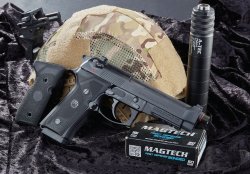 Test: Beretta M9A3 9mm pistol with A-Tec silencer The Beretta M9A3 9mm pistol with A-Tec silencer