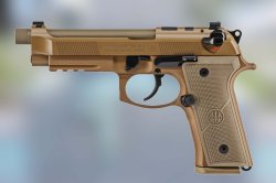 Beretta M9A4, the M9 pistol series is optics-ready – at last The M9A4 features dovetailed tritium night sights