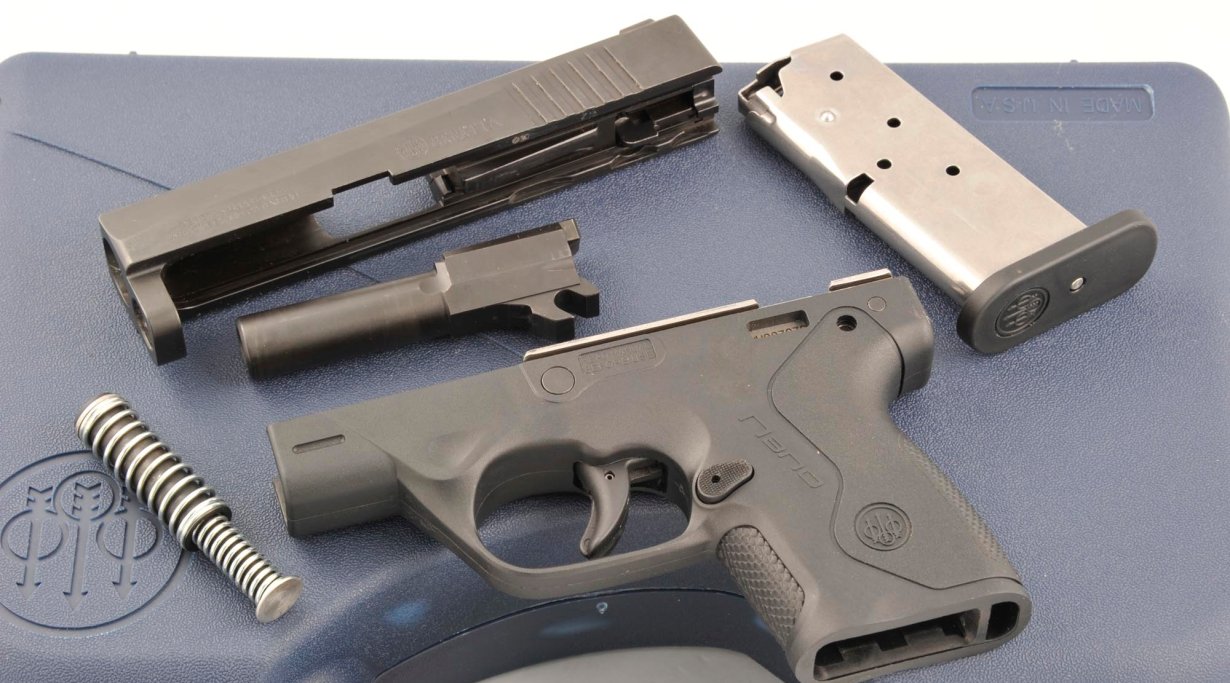 Beretta NANO semiautomatic backup pistol in 9mm caliber