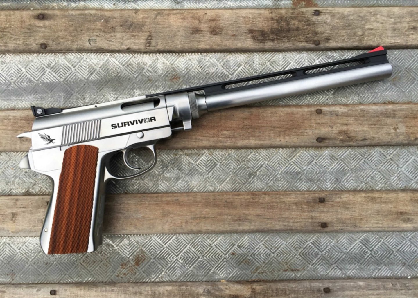 The Survivor Wildey  large caliber pistol