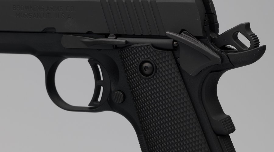 The Browning Arms Company offers the .380 ACP caliber Browning Black Label 1911-380 semiautomatic pistol