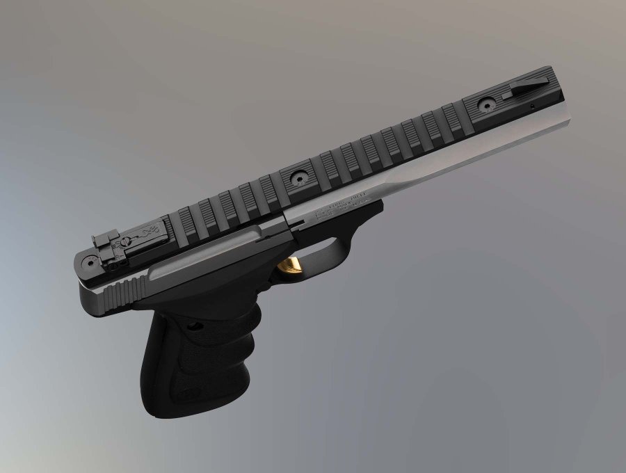 Browning Buck Mark Contour Stainless URX in .22 LR, a classic rimfire pistol revisited Browning Buck Mark Contour Stainless URX rimfire pistol