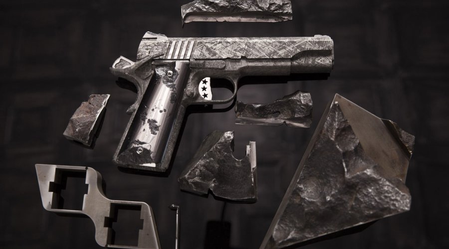Right side of the Cabot Guns Big Bang meteorite pistol
