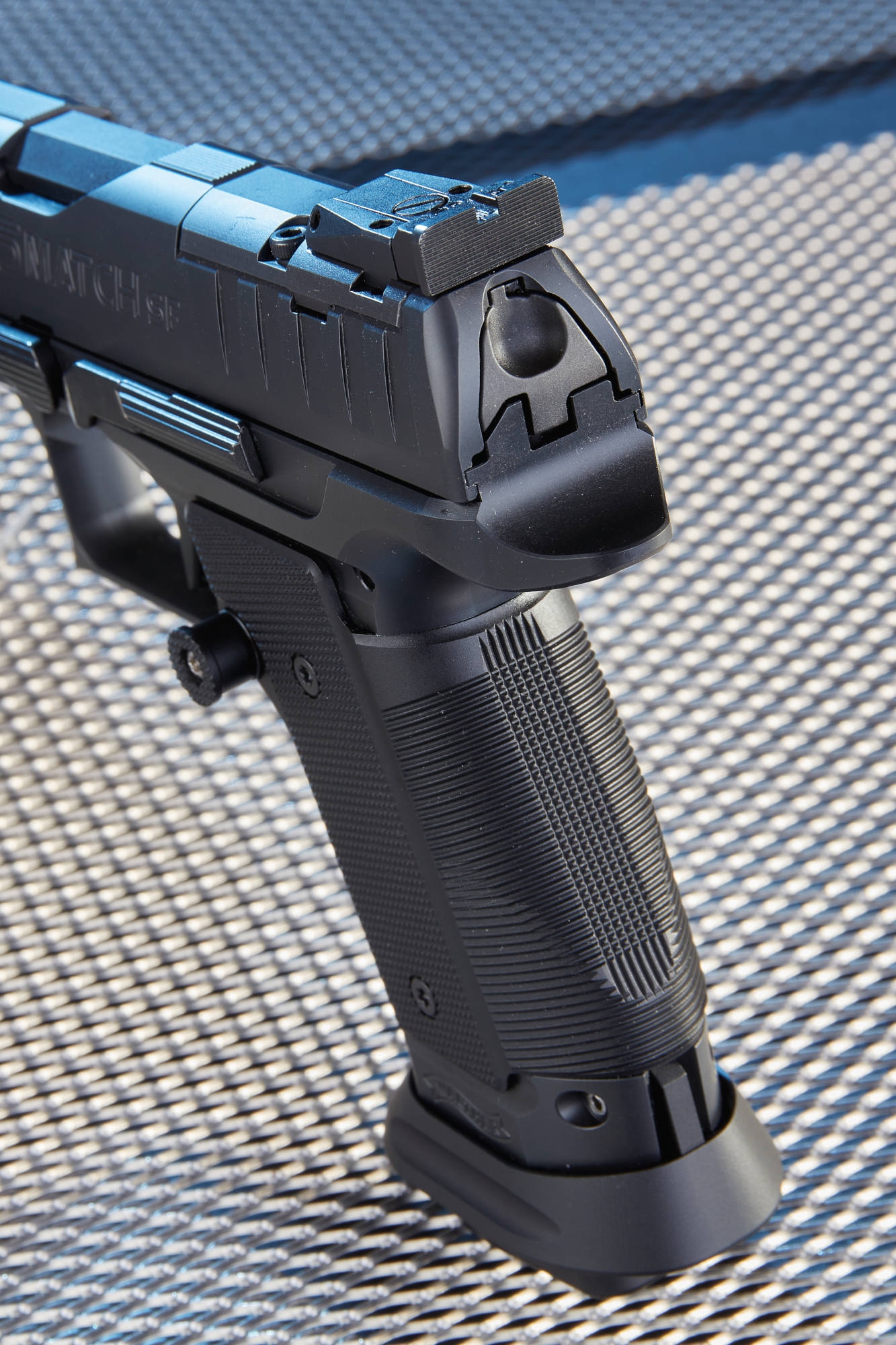 Black Ribbon A special version of the 9mm Walther Q5 Match pistol under test all4shooters