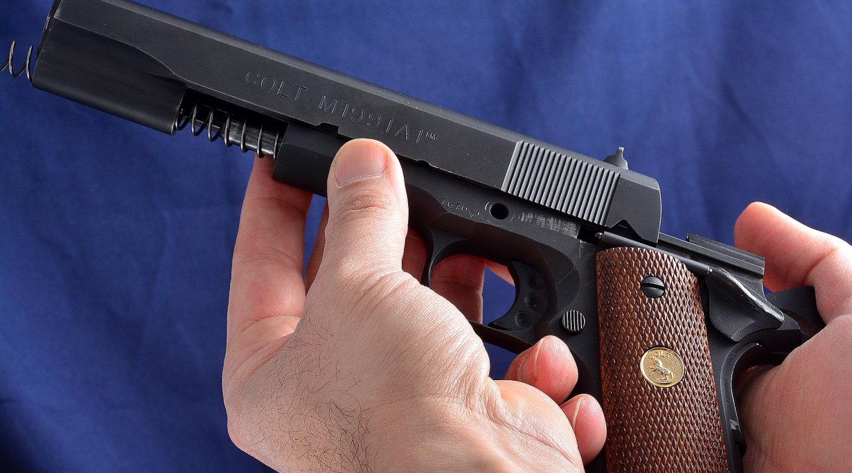 Colt 1911 Government .45 ACP disassembly
