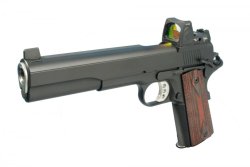 A Long Slide 10 mm 1911 from Ed Brown Ed Brown Long Slide 10 mm pistol, left view