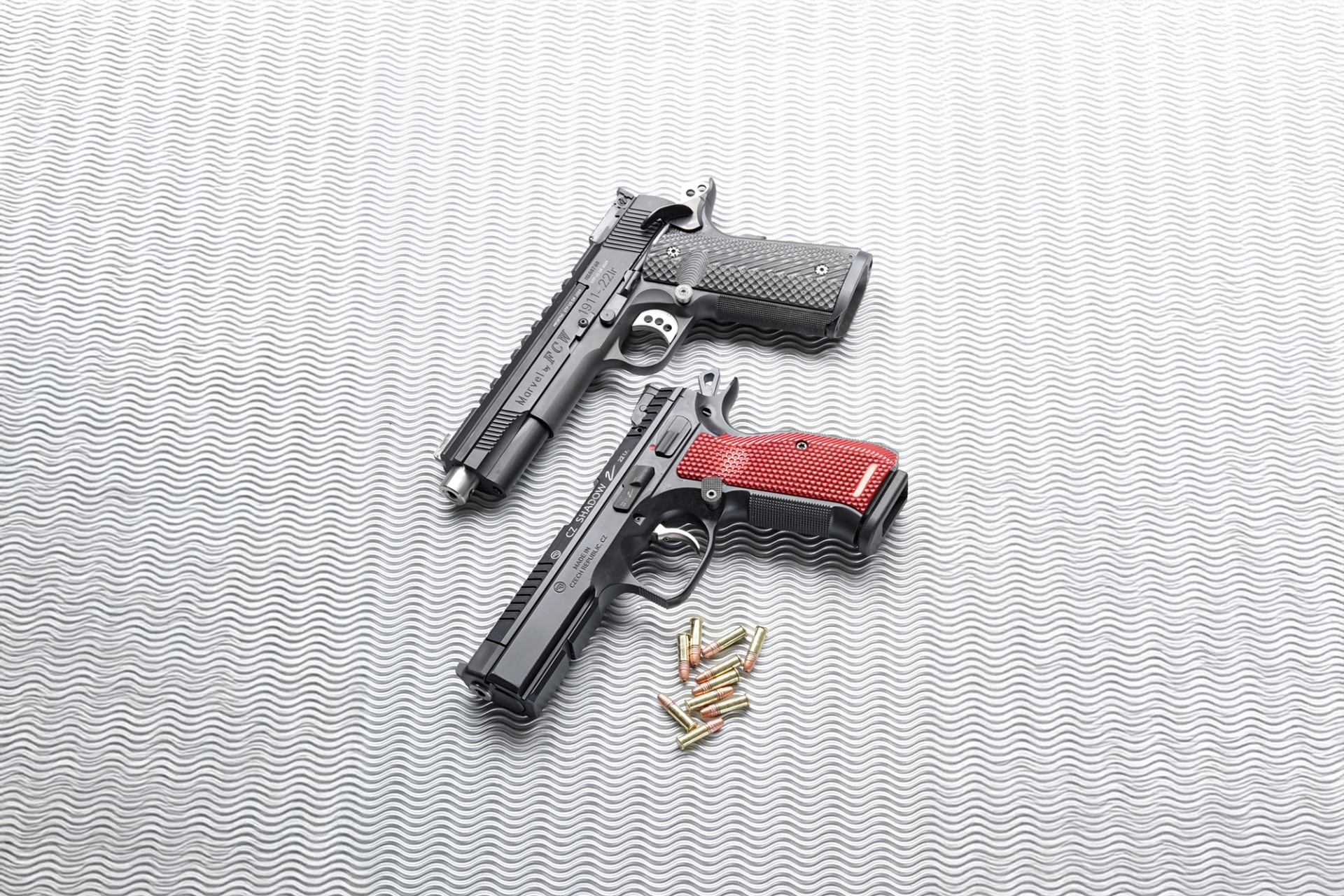 pistols: .22 conversion kits tested: Marvel Precision for 1911/2011 and CZ Kadet for CZ Shadow 2