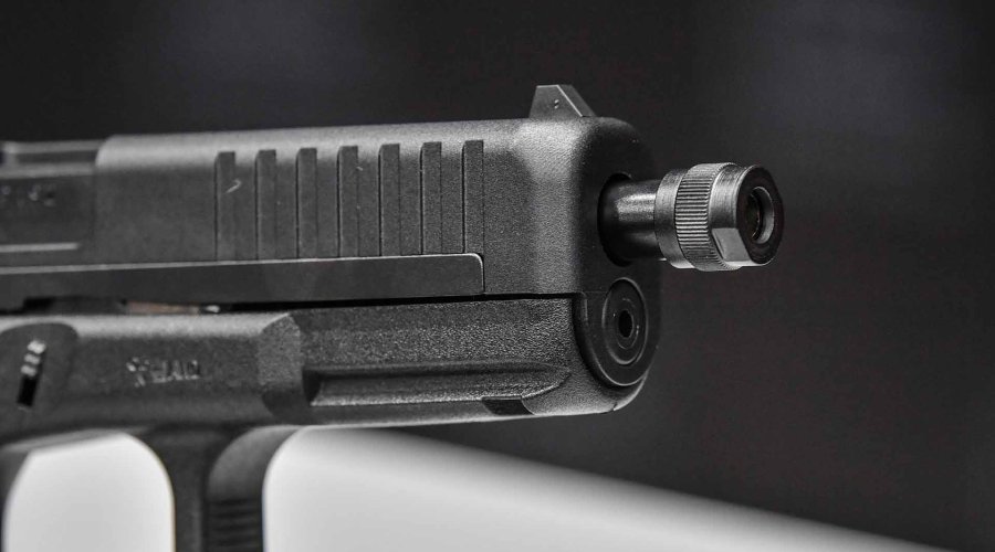 GLOCK 44 thread cap installed