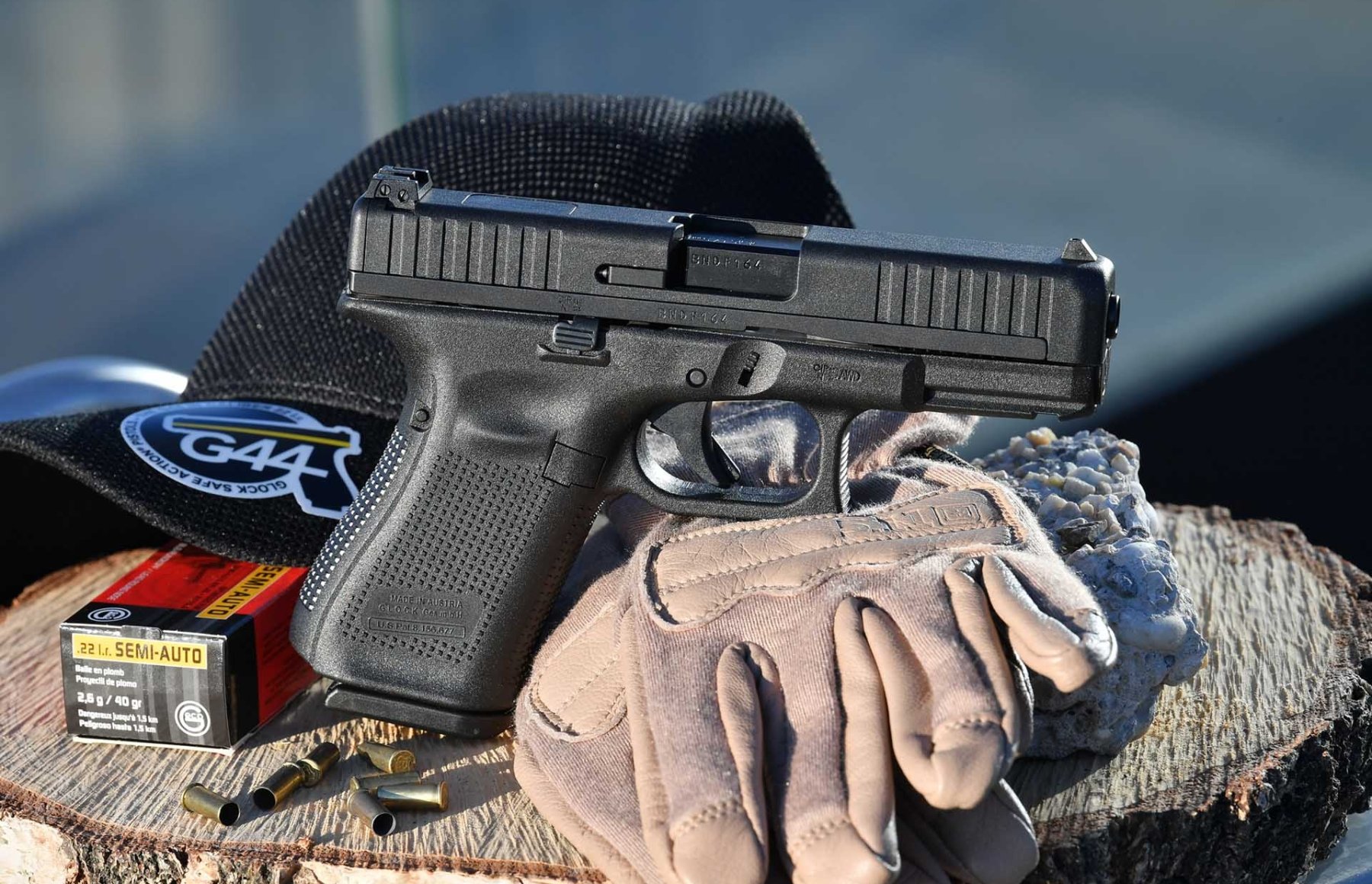 First practical test + video the GLOCK 44 rimfire pistol on the shooting range all4shooters