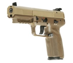 FN Five-seveN and FN 503 pistols now available in all-FDE versions The 4.8”/122 mm barrel of the FN Five-seveN
