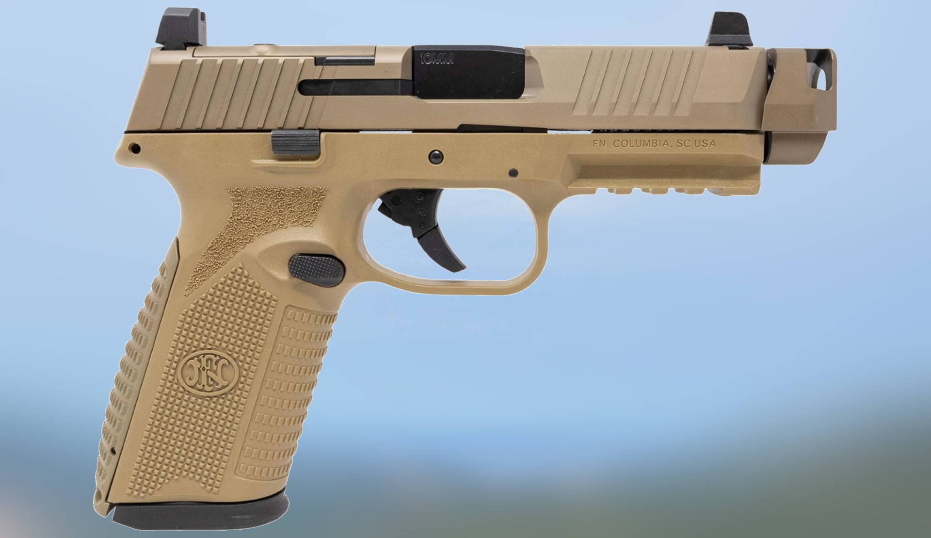 fnh: FN510 MRD Comp in 10mm Auto, a new version chambered for the "Big Ten"  fnh: FN510 MRD Comp in 10mm Auto, a new version chambered for the "Big Ten"