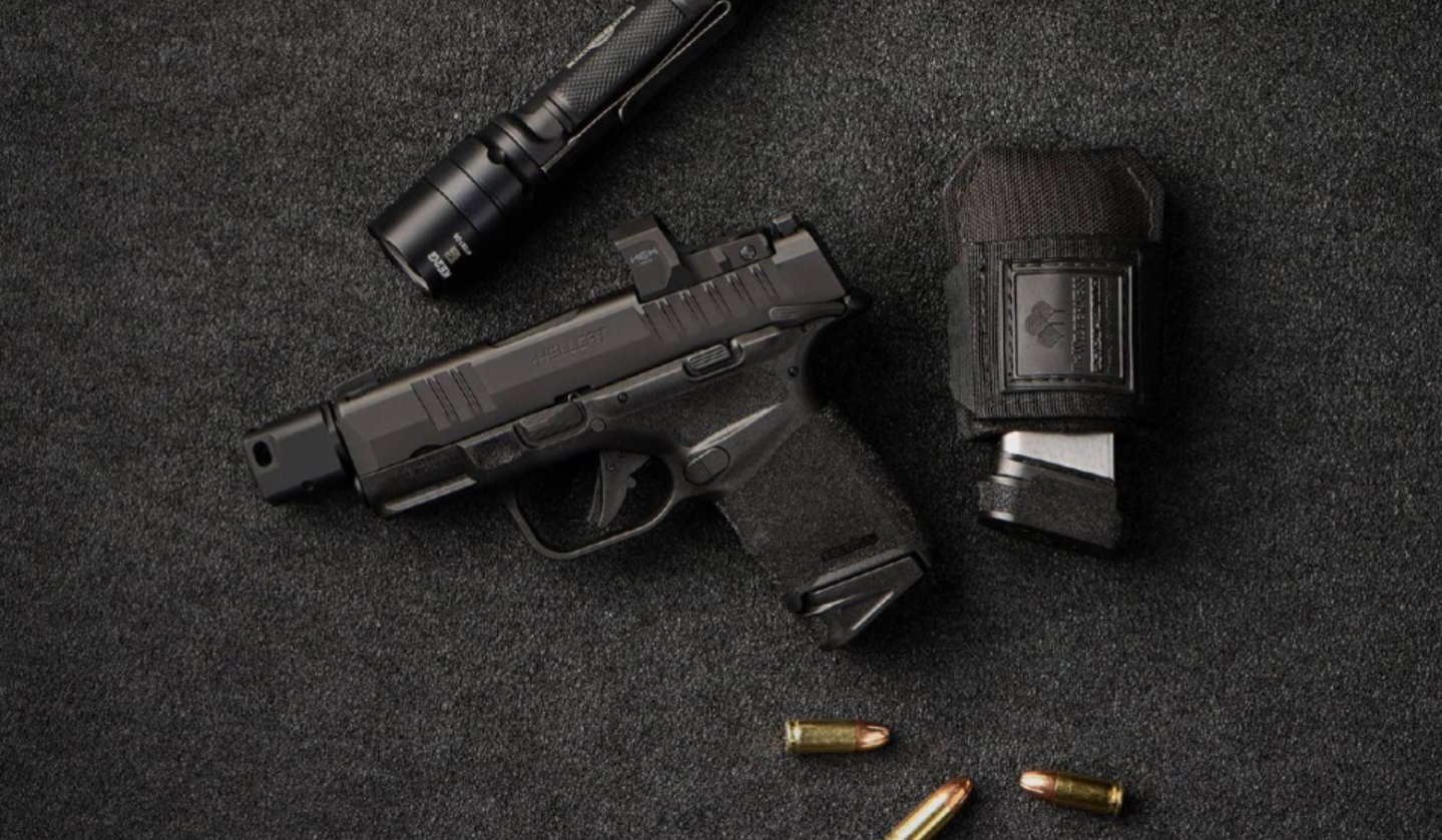 From Springfield Armory, a full “Rapid Defense Package”: the new Hellcat RDP pistol New Springfield Armory Hellcat RDP 9mm pistol.