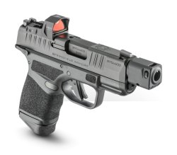 From Springfield Armory, a full “Rapid Defense Package”: the new Hellcat RDP pistol Springfield Armory Hellcat RDP 9mm pistol with self indexing compensator