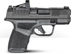From Springfield Armory, the “highest capacity micro-compact gun” Springfield Armory Hellcat pistol right side view