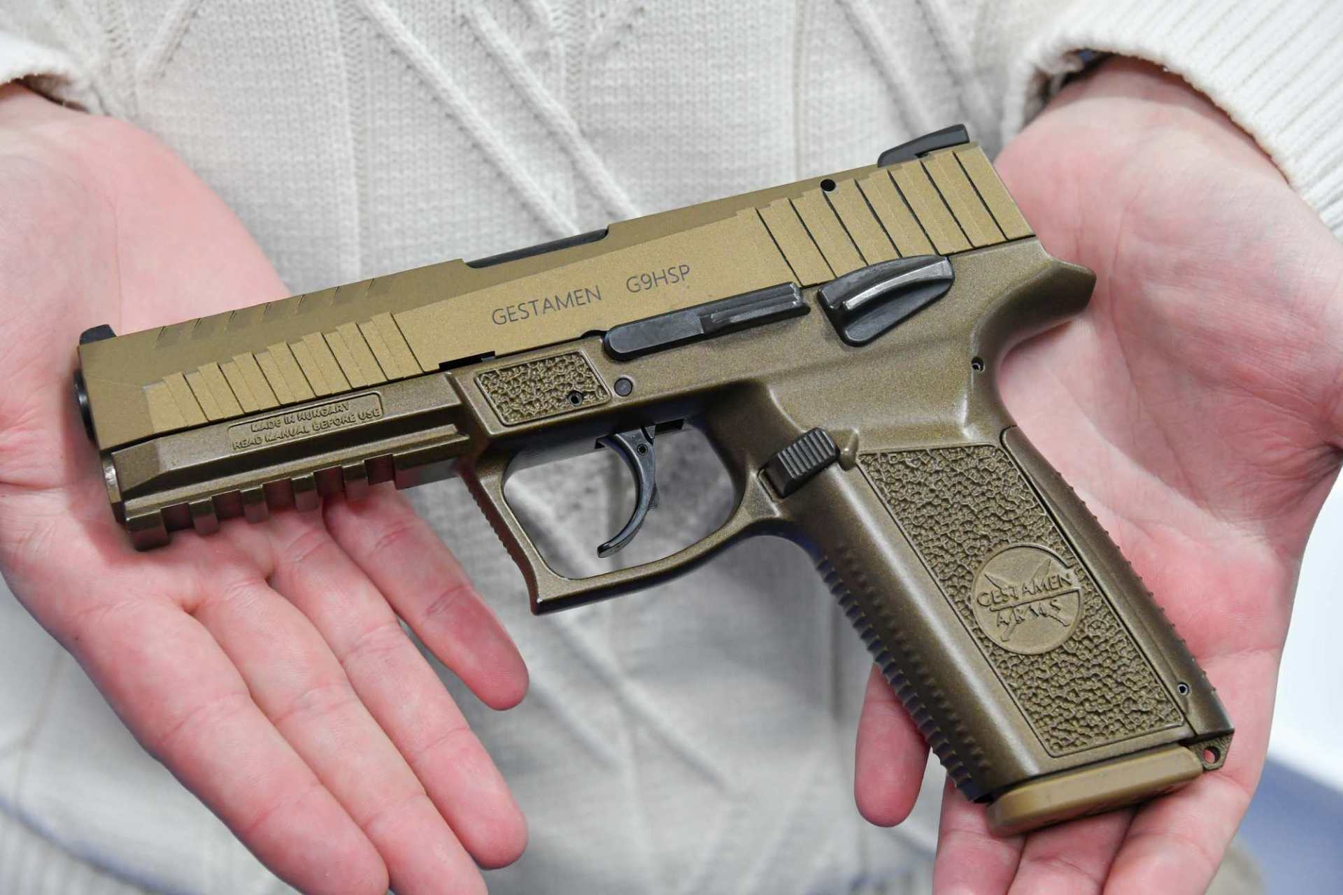 pistols: Gestamen Arms G9 HSP, the striker-fired & hammer-fired modular pistol