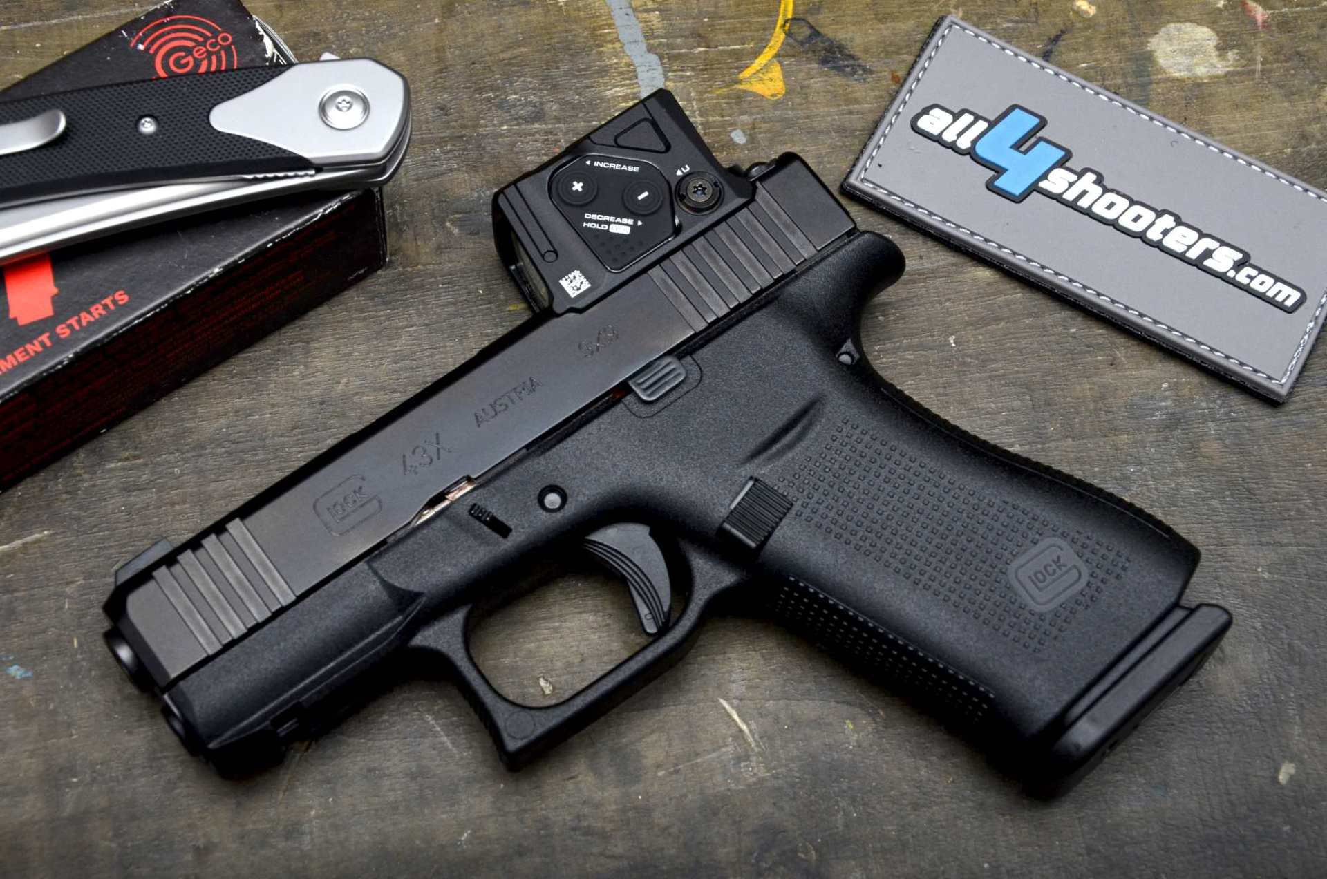 glock: Glock 43X COA, the combo for self defense