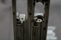 Breechfaces of the G19 (left) and G46 (right).