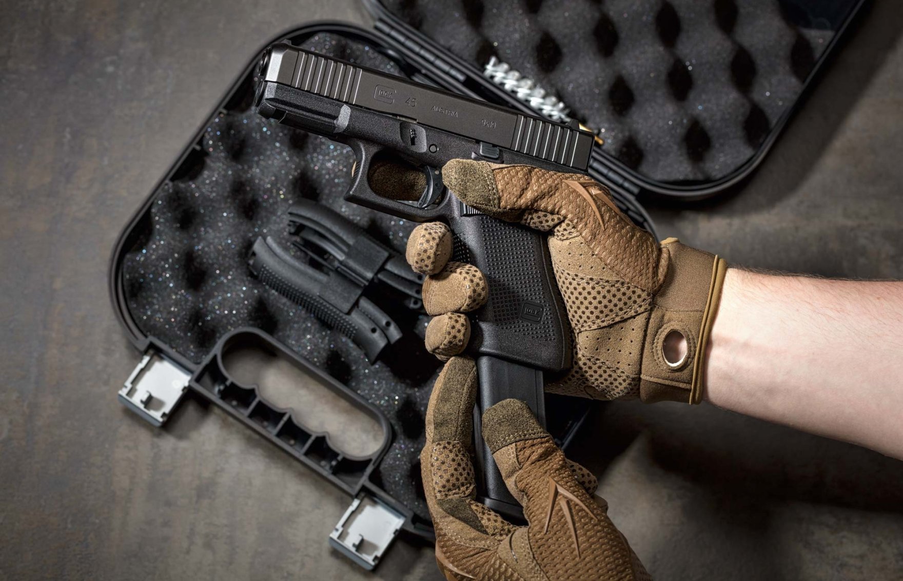 GLOCK presents the brand new G45 crossover pistol as well as the G17