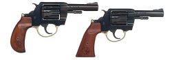 The first Henry rimfire revolver: introducing the new .22 Golden Boy The Golden Boy Revolver is available in two different grip configurations