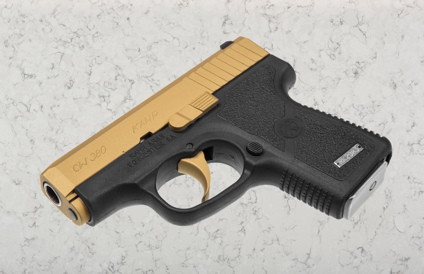 Kahr Arms introduces Cerakote Gold CW380 pistol Kahr Arms CW380 pistol