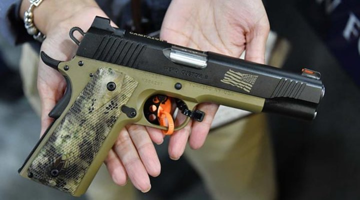 New Kimber 1911 Pistols: Aegis Elite, KHX, Hero and Stainless Target Kimber-Hero-Custom-1911-pistol in 45 ACP.