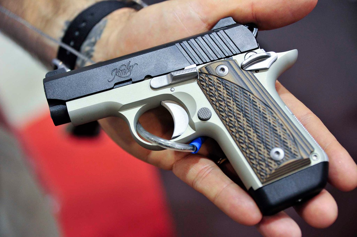 Kimber Micro Carry line of pocket pistols Paganini S.r.l. showcased the Kimber Micro Carry line of .380 ACP semi-automatic pistols at the 2016 HIT Show